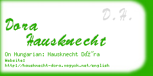 dora hausknecht business card